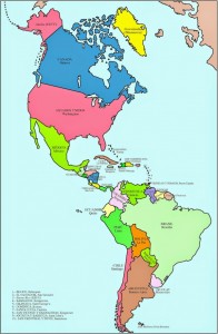 Mapa político-América